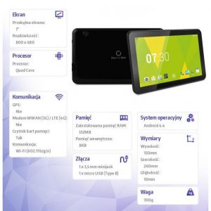 Overmax Livecore 7031 8GB czarny - 1 zdjęcie