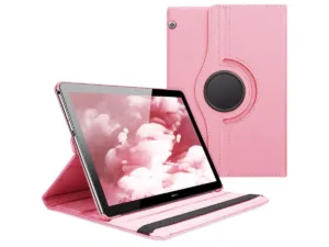 Huawei Etui do tabletu Alogy Etui obrotowe Alogy 360 do MediaPad T5 10.1 Różowe uniwersalny 42367-uniw