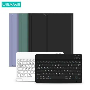 USAMS USAMS Etui Winro z klawiaturą iPad 9.7" fioletowe etui-biała klawiatura/purple cover-white keyboard IPO97YRXX03 (US-BH642) Usa000945