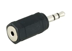 MicroConnect Adapter AV 3.5mm na 2.5mm M/F Czarny AUDALX