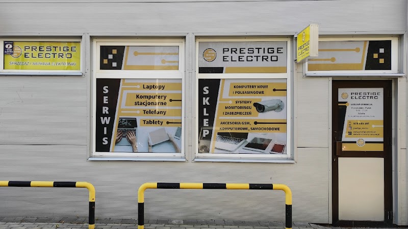 Prestige Electro - Komputery / Telefony / Systemy zabezpieczeń - Serwis, Sklep, Montaż.